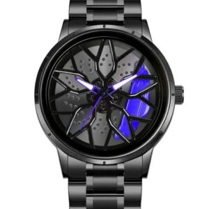 Wheel watch |Blue Dial |Quartz Machinary